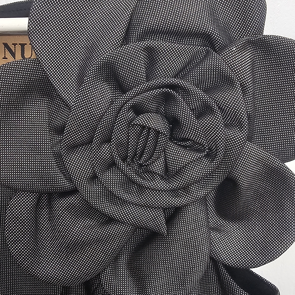 Nue by Shani Black & White Textured Shimmer Fabric with Pockets NWT - Picture 3 of 12